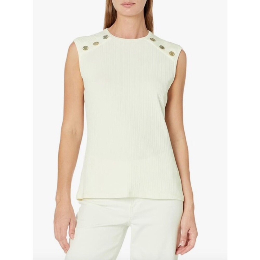 Tommy Hilfiger Women’s White Top / Size Medium
